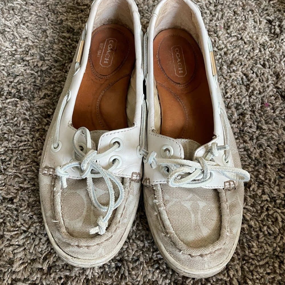 Coach Richelle white shoe